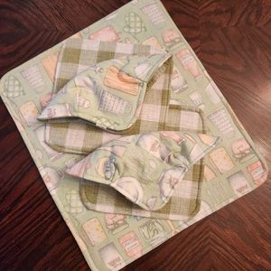 Handmade Table Hotpad, Potholders, Cozies set.